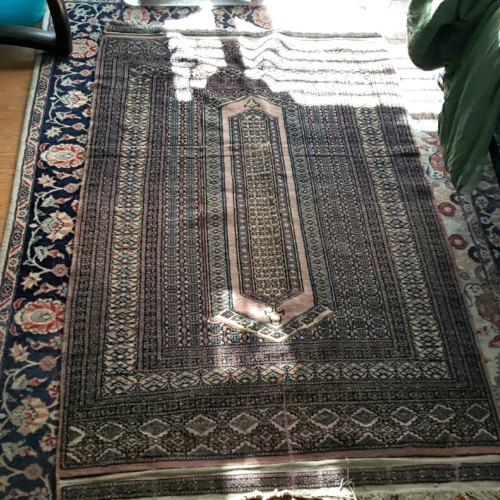 Persian camel hair rug 3x5